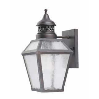 Canarm Treehouse One Light Outdoor Wall Lantern in Oil Rubbed Bronze