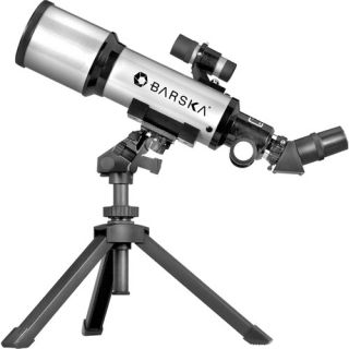 300 Power, 40070 Starwatcher Compact Refractor Telescopes, Silver with