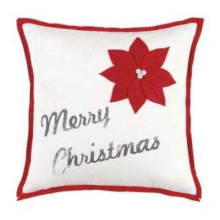  Accents North Pole Christmas Cheer Decorative Pillow   LEY 128