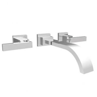 Newport Brass Secant Wall Mounted Bathroom Faucet with Double Handles