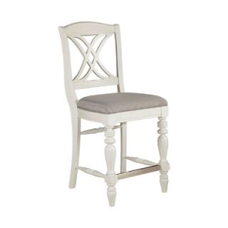 Broyhill® Mirren Harbor Upholstered Seat X Back Counter Stool