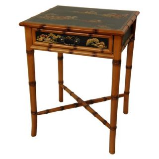 Oriental Furniture Ching End Table   LCQ Y 1098