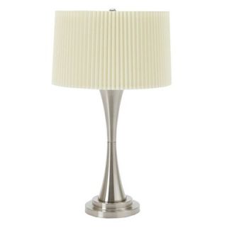 Fangio Hourless Table Lamp in Brushed Steel