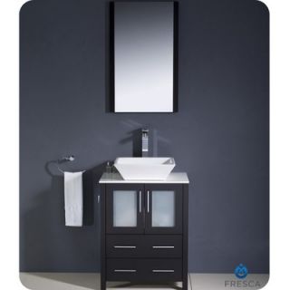 Fresca Torino 24 Modern Bathroom Vanity with Vessel Sink