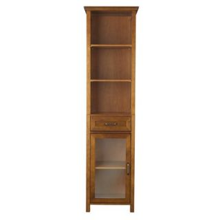 Elegant Home Fashions Avery Linen Cabinet with 1 Drawer and 3 open