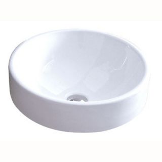 Elements of Design Zen Vessel Sink in White