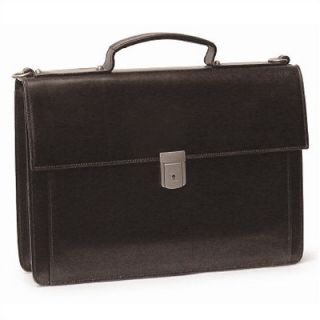 Aston Leather Briefcase with Single Compartment   159   P
