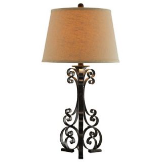 Stein World Accent Lighting Scroll Flat Table Lamp
