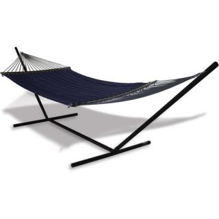 Universal Stand and Quilted Olefin Hammock Combo