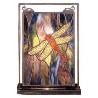 Meyda Tiffany Floral Insects Tiffany Dragonfly Lighted Mini Tabletop