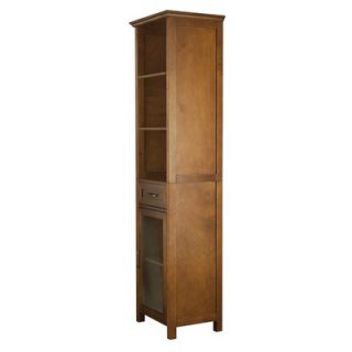 Elegant Home Fashions Avery Linen Cabinet with 1 Drawer and 3 open