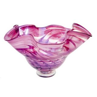 White Walls Hand Blown Glass Bowl in Lavender