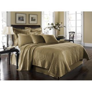 King Charles Matelasse Coverlet Bedding Collection in Birch