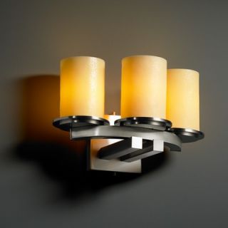Justice Design Group CandleAria Dakota Three Light Wall Sconce