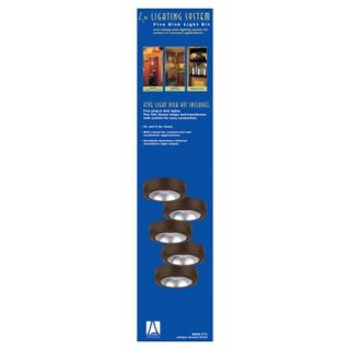  Disk Light Kit with Housing in Painted Antique Bronze   9890 171