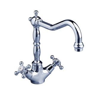 Culinaire Two Handles Single Hole Bar or Pantry Faucet with Metal C