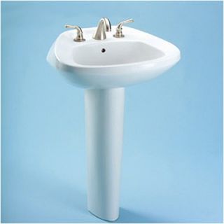 Toto Supreme Pedestal Bathroom Sink Combination Set   PT243 / LT241