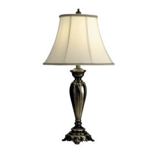 Dale Tiffany One Light Table Lamp in Antique Pewter