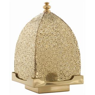 Sullivan Polished Brass Perforated Lantern