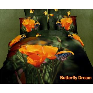 Dolce Mela Dolce Mela Butterfly Dream Duvet Cover Set