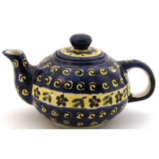 Polish Pottery 14 oz Teapot   Pattern 175A   864 175A