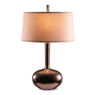 Lighting Enterprises Table Lamp with Oval Khaki Hardback Shade in