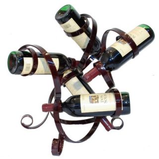 Metrotex Designs Iron 5 Bottle Wine Holder   28598 / 21598