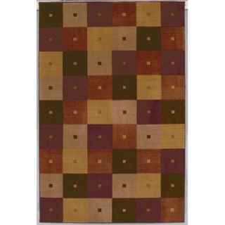 Shaw Rugs Modern Elements Checkmate Red Multi Rug   3P10 02800