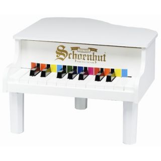 Schoenhut Mini Grand Piano in White