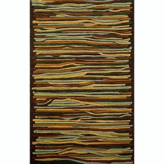 Trans Ocean Gallia Driftwood Stripes Rug