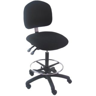 Mid Back Tall Industrial Office Chair with Adjustable Seat Angle