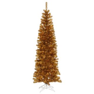 Vickerman 7.5 Artificial Pencil Christmas Tree with Clear Lights in