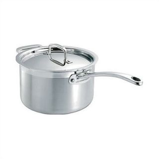 Le Creuset 4 Quart Stainless Steel Saucepan with Lid   SSC1100 20