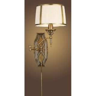 Elk Lighting Williamsport 22 Swing Arm Lamp in Vintage Brass Patina