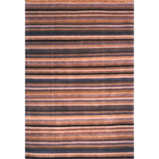 Safavieh Tibetan Black/Blue Stripes Rug