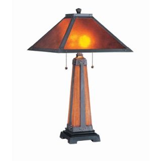 Lite Source Mica Table Lamp in Dark Bronze   LS 20474