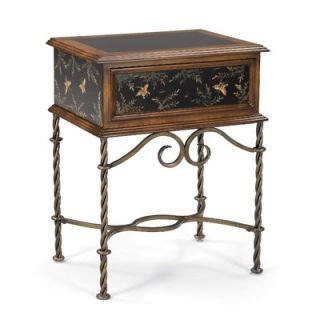 HeatherBrooke Butterfly Storage Box End Table   A6296 200