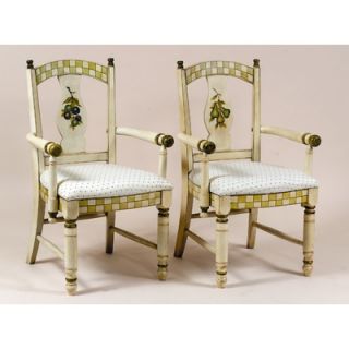 AA Importing Arm Chair in Antique Ivory
