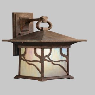 Kenroy Home Pembrooke Large Outdoor Wall Lantern in Copper