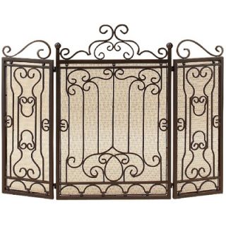 Aspire 3 Panel Wrought Iron Fire Place Screen