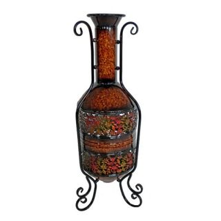 Cheungs Rattan Metal 24.5 Tall Vase   FP 3019