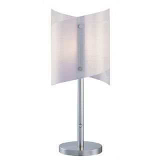 Lite Source Polished Table Lamp in Steel   LS 2500PS/FRO