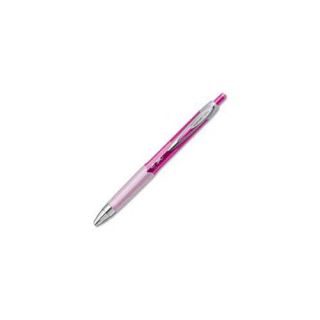 Signo 207 Pink Ribbon Needle Point Roller Ball Pen, Black Ink, Bold,