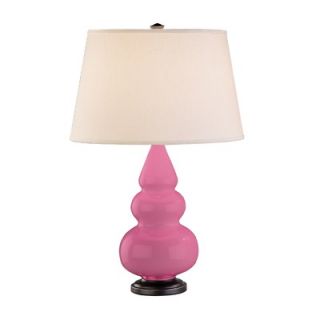 Robert Abbey Small Triple Gourd Accent Lamp in Schiaparelli Pink with