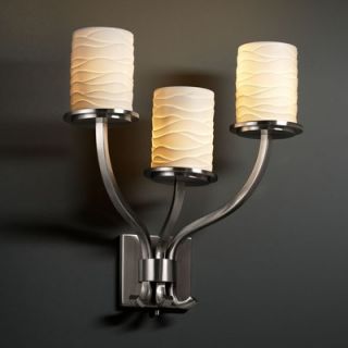 Justice Design Group Limoges Sonoma Three Light Wall Sconce