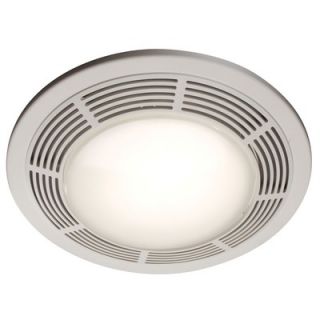 Broan Nutone Round Bathroom Exhaust Fan with Light and Night Light