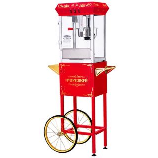 All Star GNP 800 Popcorn Popper Machine with Cart