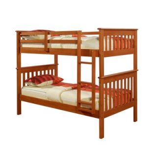 dCOR design Twin over Twin Bunk Bed with Built In Ladder   PD_120_3