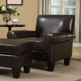 Carolina Cottage Oxford Club Chair in Brown Leatherette   SH2554 26