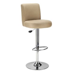 Winsome Jayden Air Lift Stool with Micro Fiber Top in Brown